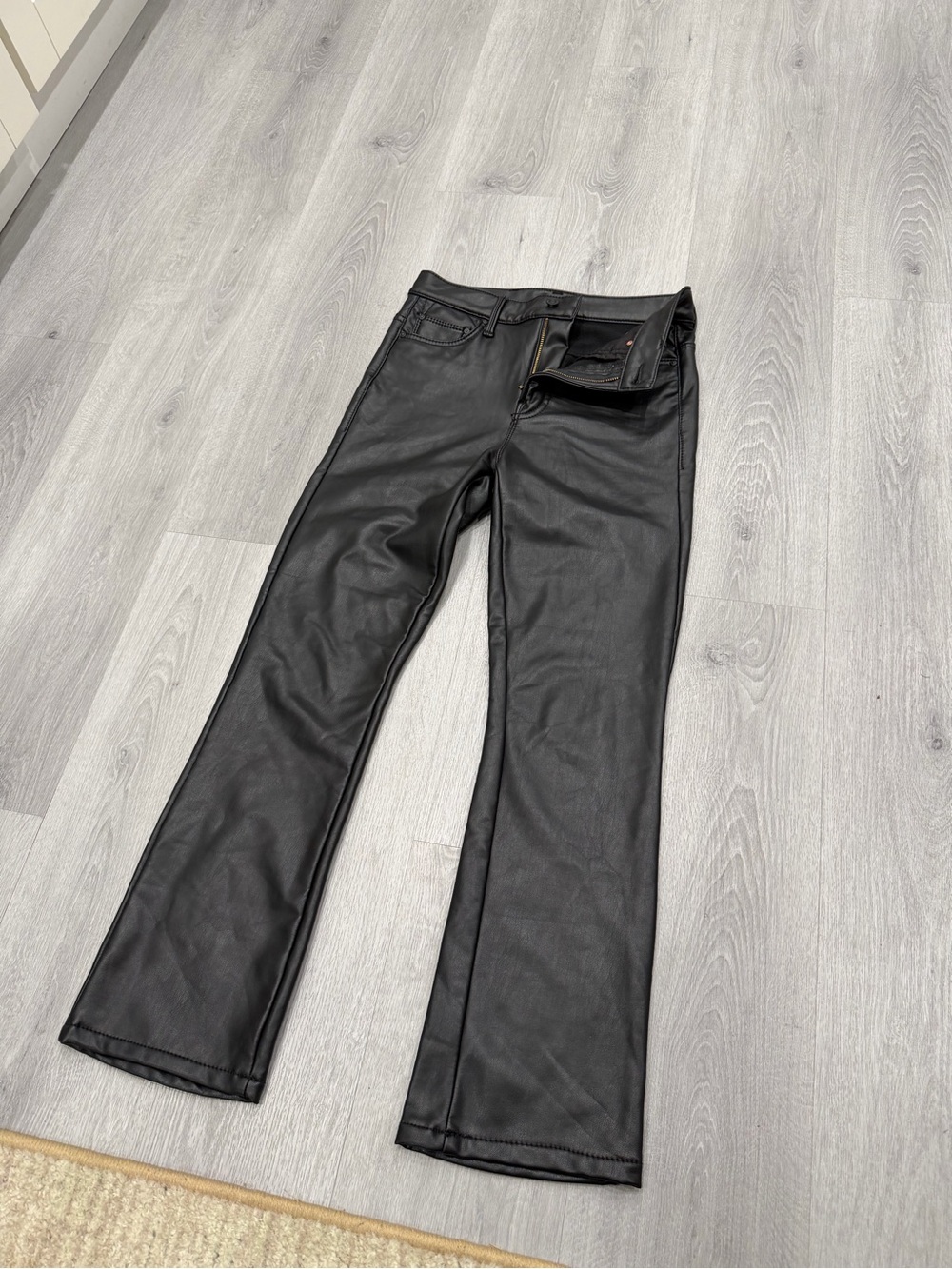 Women’s Mother faux leather pants “The insider ankle” “Faux show” size 27